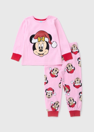 Disney Kids Pink Minnie Pyjama Set (1-7yrs)