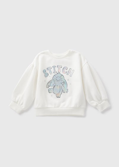 Disney Kids Cream Stitch Sweatshirt (1-7yrs)