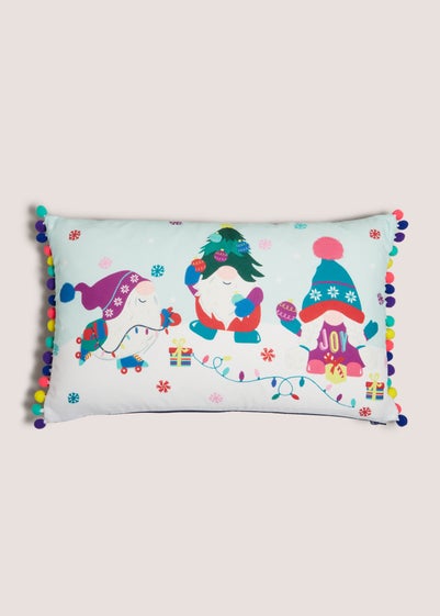 Multicolour Joyful Gnome Cushion