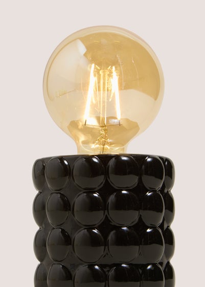 Black Bobble LED Lamp