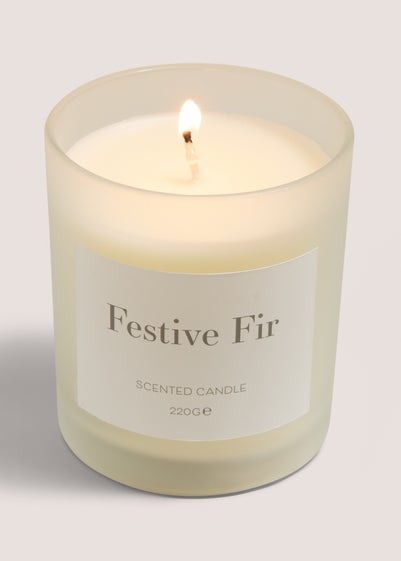 Festive Fur Wond Candle