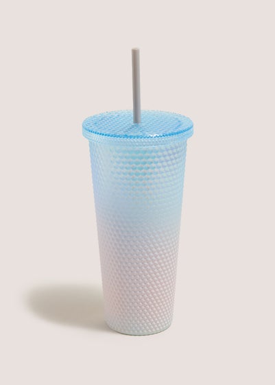 Light Blue Ombre Studded Tumbler