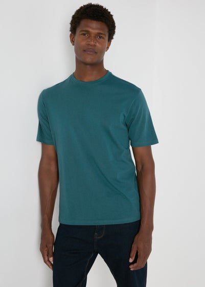 Teal Essential Crew Neck T-Shirt