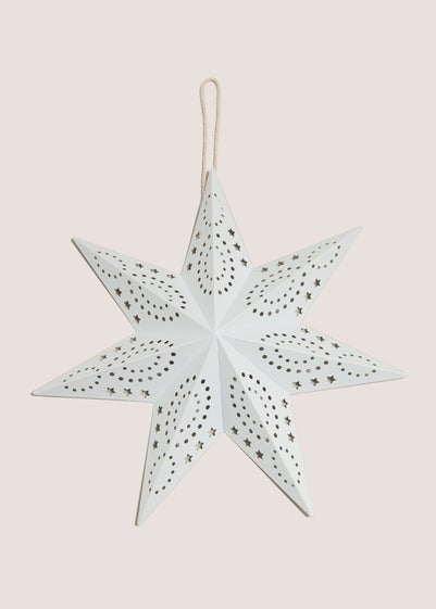 White Large Hanging Star