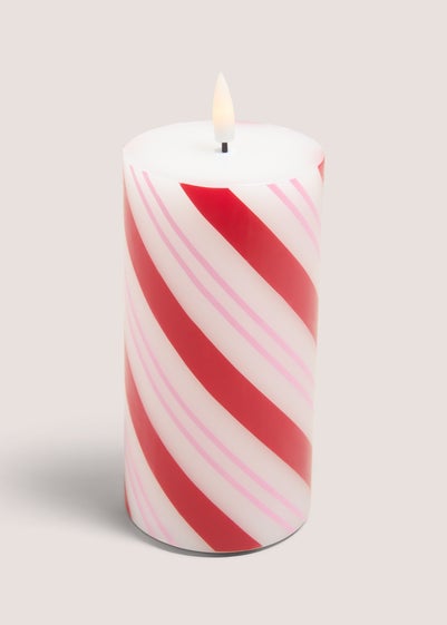 Candy Cane Led Candle