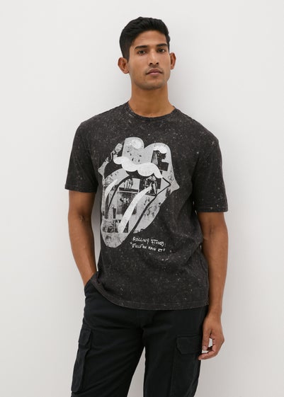 Rolling Stones Charcoal Washed T-Shirt