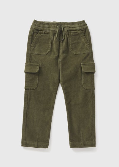 Khaki Cord Cargo Trousers (1-7yrs)