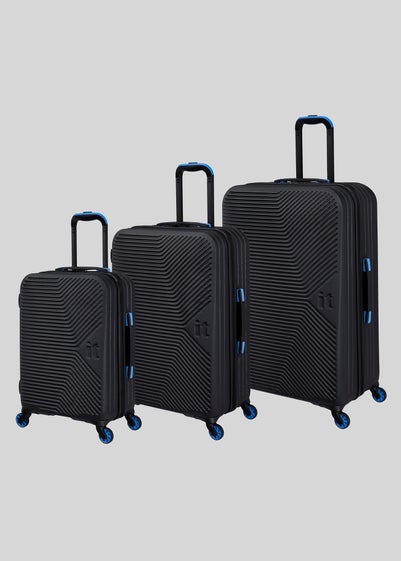 IT Luggage Black New Hard Suitcase