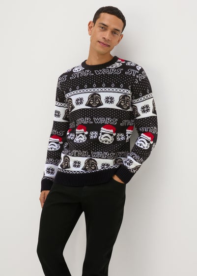 Star Wars Black Christmas Jumper