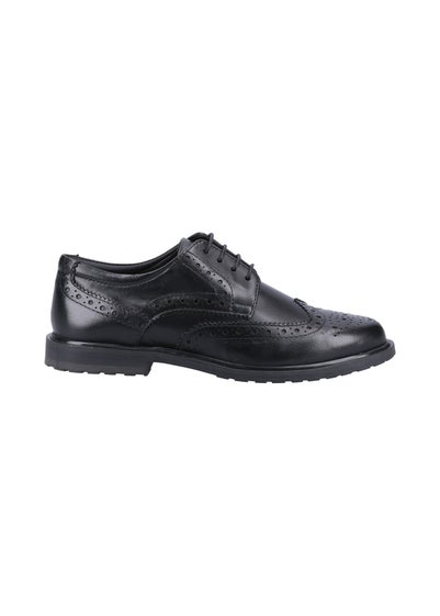 Hush Puppies Black Verity Brogue