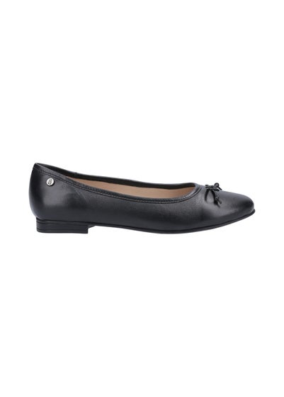 Hush Puppies Black Naomi Ballet Shoe