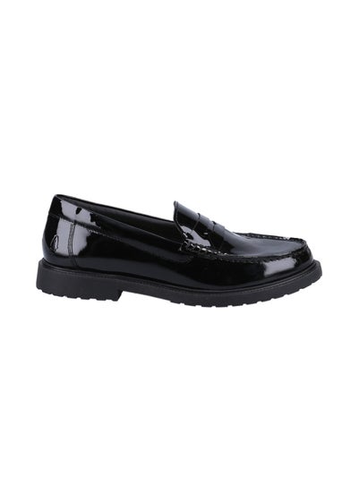 Hush Puppies Glossy Black Verity Slip On Shoe