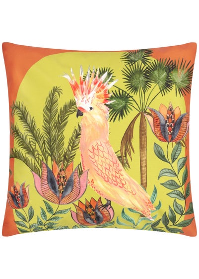 Wylder Tropics Multi Cockatoo Filled Outdoor Cushions (43cm x 43cm x 8cm) - One Size