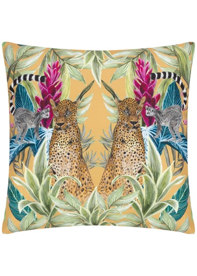 Wylder Tropics Multi Kali Leopard Filled Outdoor Cushions (43cm x 43cm x 8cm) - One Size