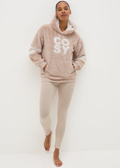 Mink Cosy Fleece Loungewear Set