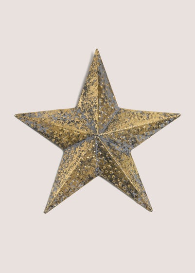 Black and Gold Hanging Star