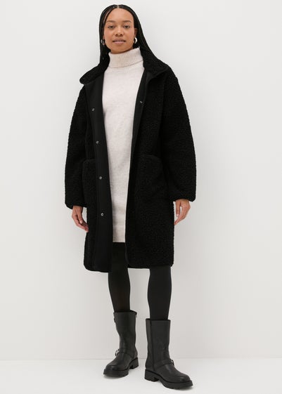 Black Long Borg Coat