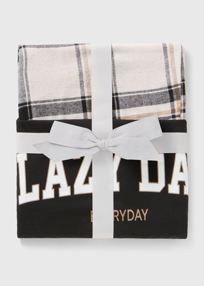 Black Lazy Day Pyjama Set