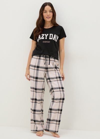 Black Lazy Day Pyjama Set