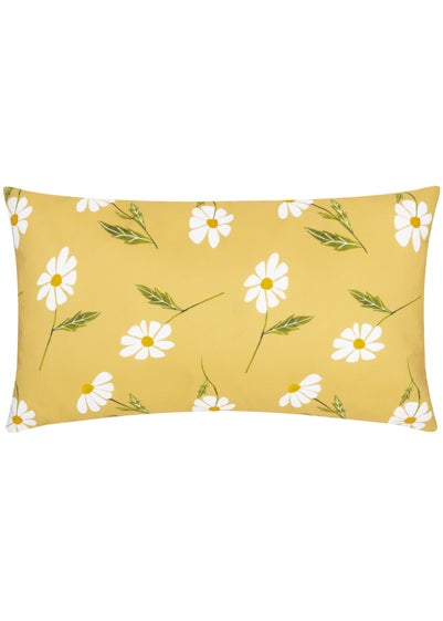 Wylder Nature Daisies Filled Outdoor Cushion (43cm x 43cm x 8cm) - One Size