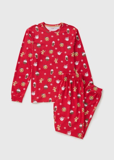 Red Christmas Pyjama Set