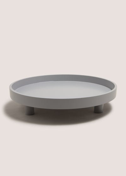 Grey Footed Tray