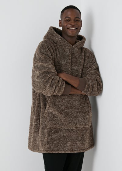 Brown Two Tone Snuggle Hoodie