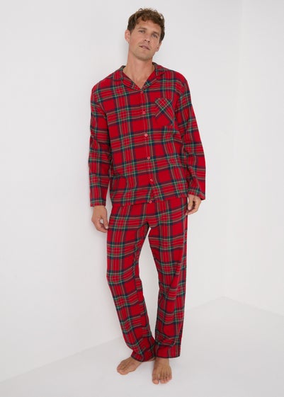 Red Check Family Pyjama Set