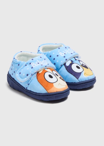 Bluey Kids Blue Cupsole Slippers (Younger 4-9)