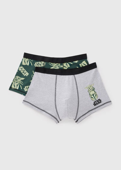 2 Pack Star Wars Khaki Yoda Boxers