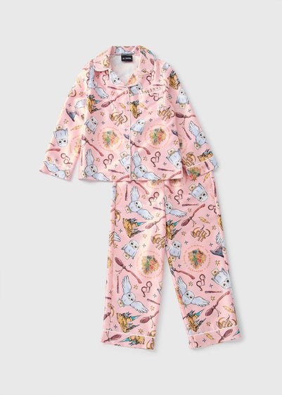 Harry Potter Kids Pink Top & Bottoms Pyjama Set (4-13yrs)