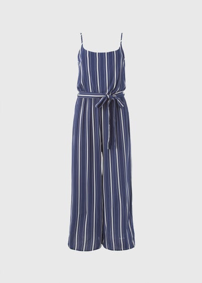 Navy Stripe Jumpsuit