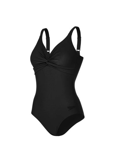 Speedo Black Brigitte One Piece Swimsuit