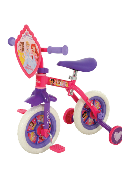 Disney Princess Multi Colour 2in1 Training Bike (10inch)