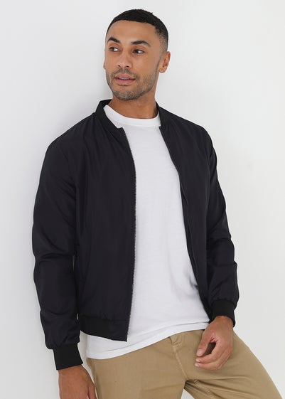 Brave Soul Black Bomber Jacket