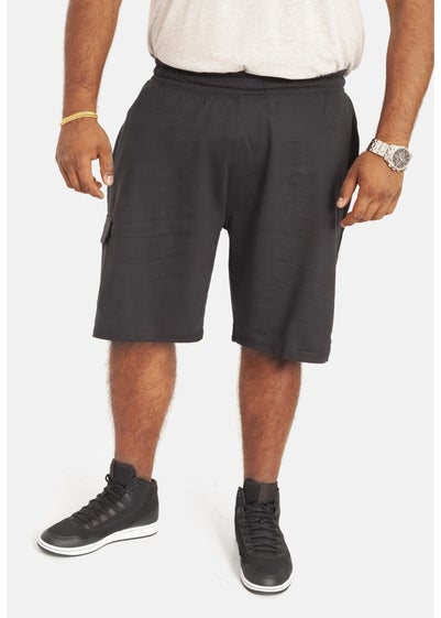 Duke Black John Kingsize Lightweight Cotton Cargo Shorts