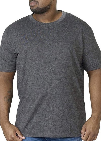 Duke Charcoal Flyers-2 Kingsize Crew Neck T-Shirt