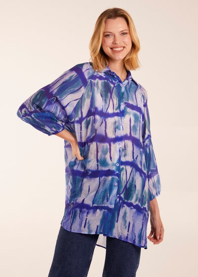 Blue Vanilla Blue Tie Dye Shirt