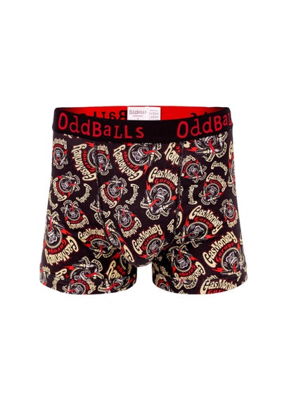 OddBalls Black/Red Gas Monkey Garage Boxer Shorts