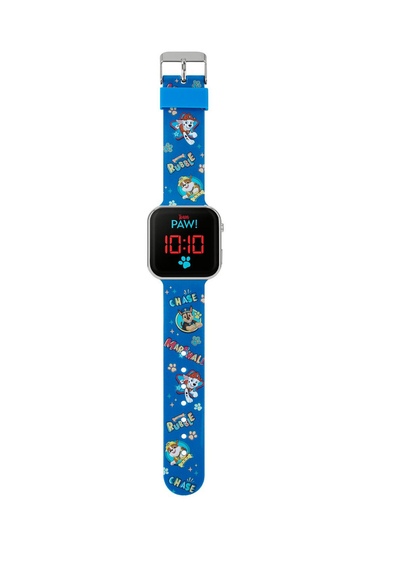 Blue Paw Patrol Printed Strap LED Watch