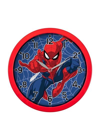 Marvel Red Spiderman Wall Clock