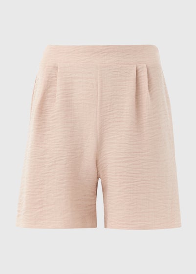 Natural Textured Tailored Shorts