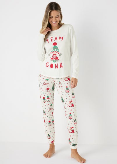 Cream Gonk Pyjama Set