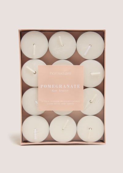 24 Pack Pomegrante Tea Lights