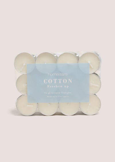 24 Pack Cotton Tea Lights