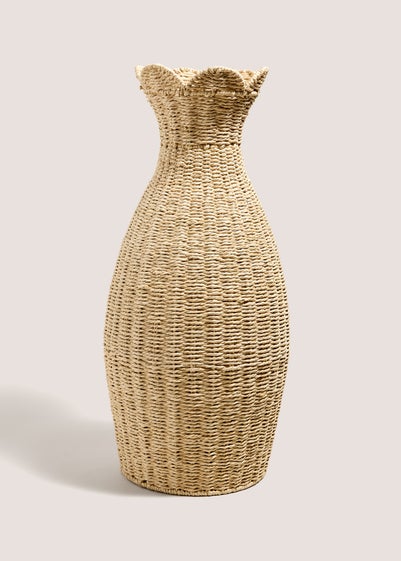 Scallop Edge Woven Vase