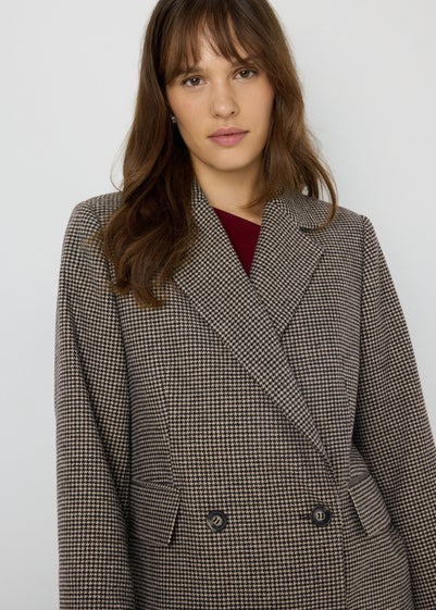 Papaya Petite Black Check Blazer