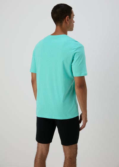 Turquoise Essential Crew Neck T-Shirt