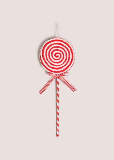 Red Oversized Lollipop Ornament