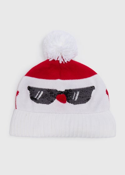 White Cool Santa Hat